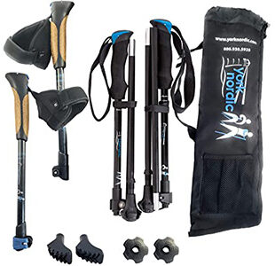 York Nordic Ultralight Foldable Walking Poles